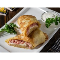 Блин с ветчиной и сыром
