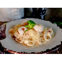 Паста с тигровой креветкой